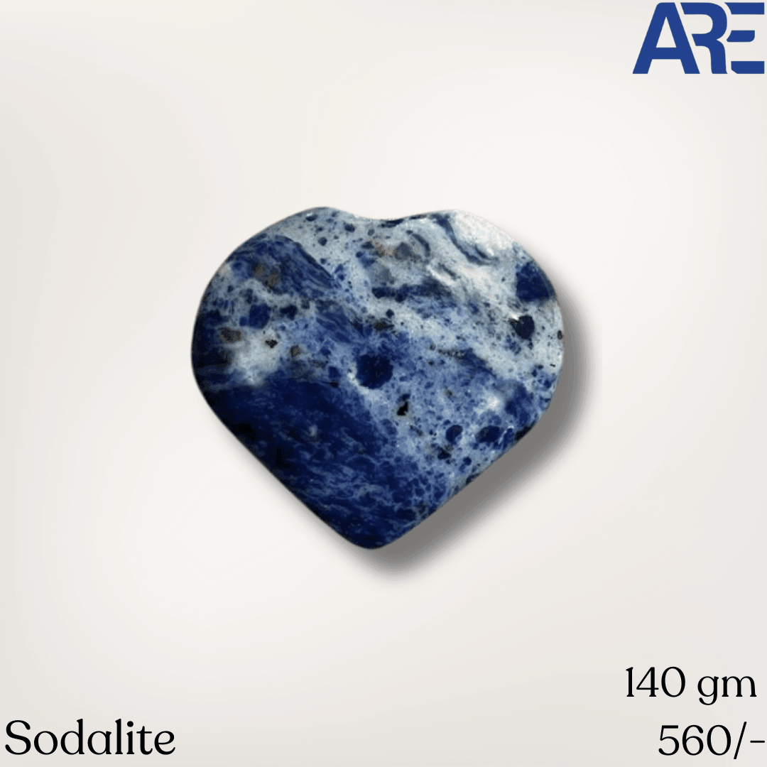 Sodalite Heart - AEORA ROCKS INDIA - Healing Crystals superstore