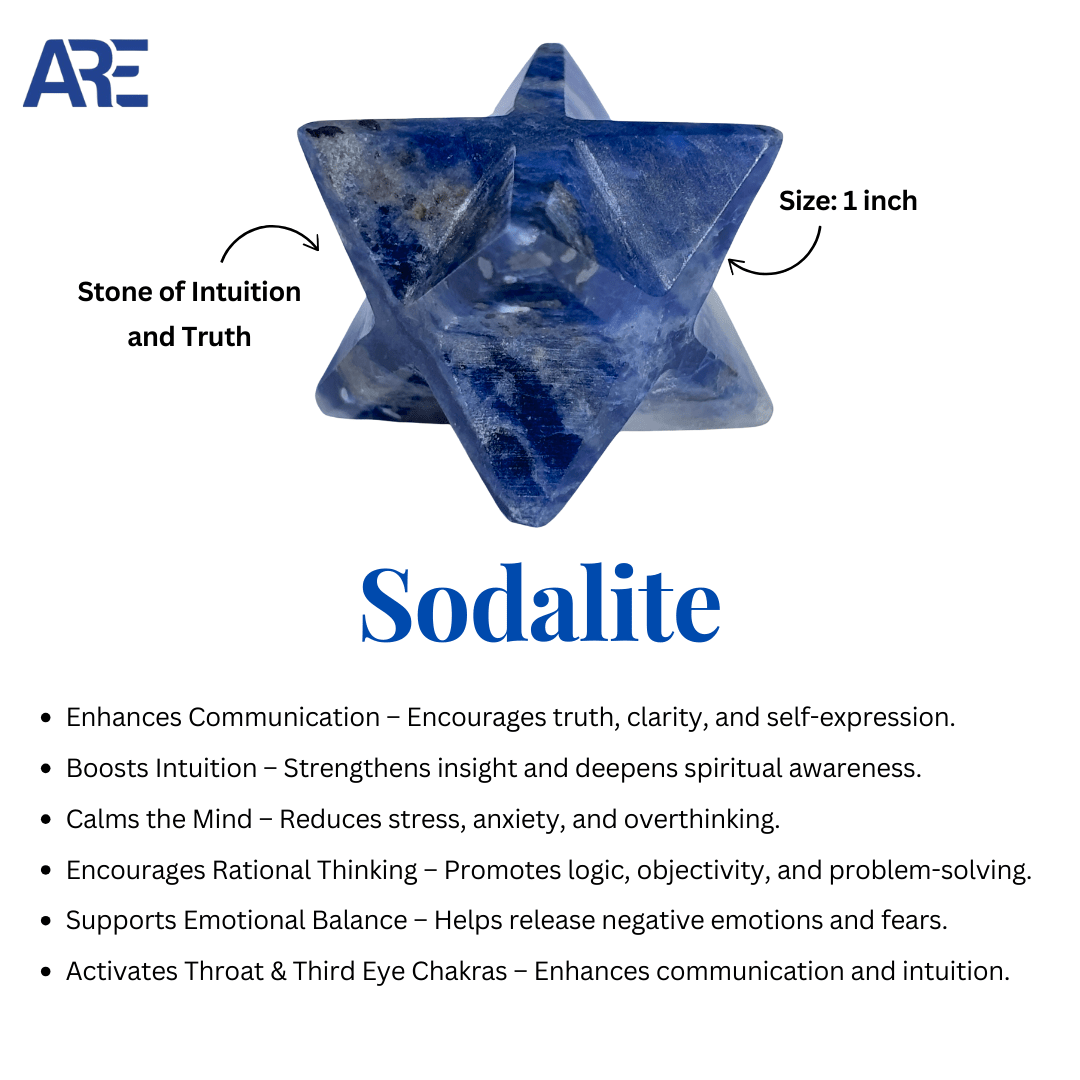 Sodalite Merkaba - AEORA ROCKS INDIA - Healing Crystals superstore