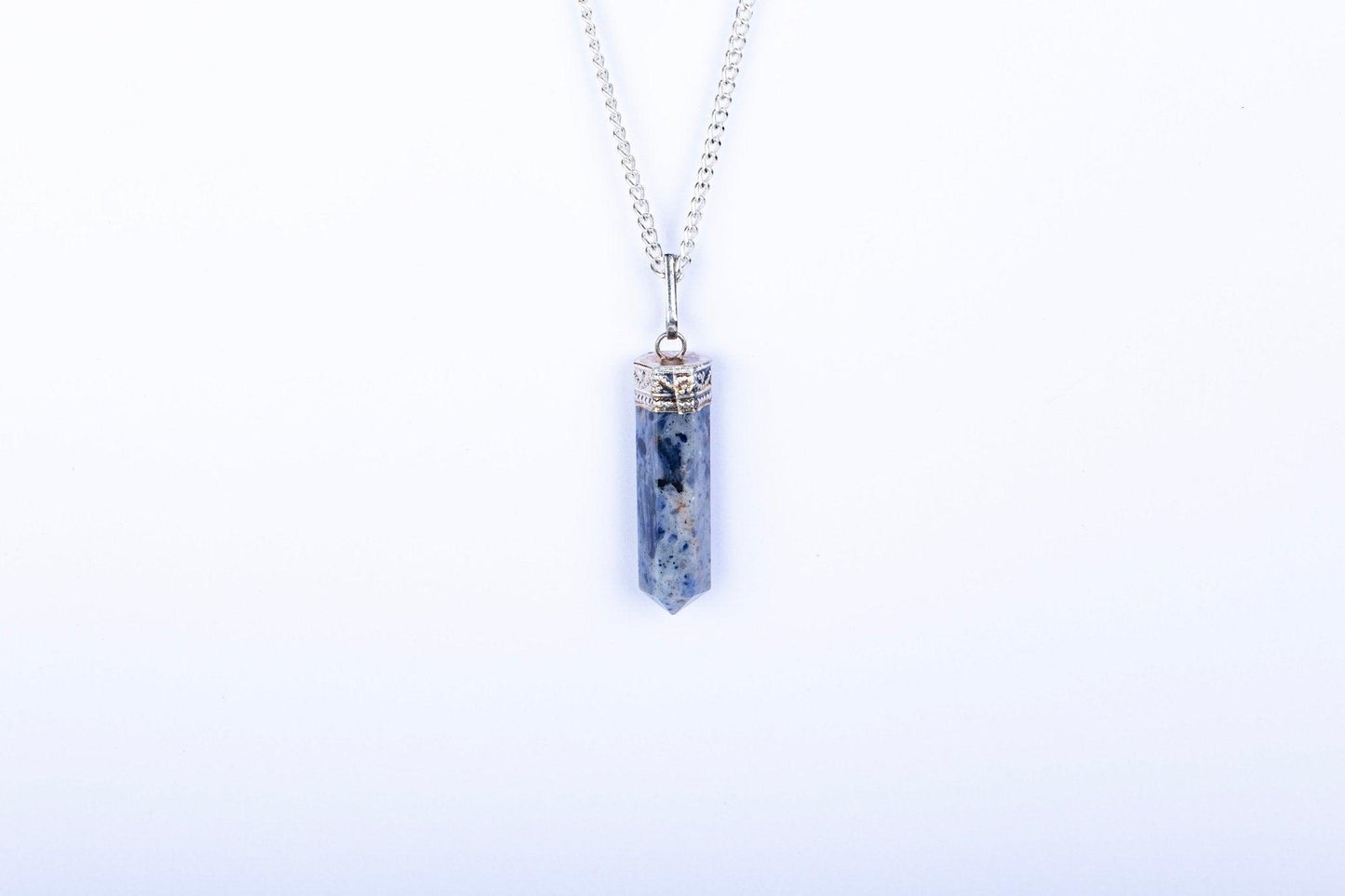 Sodalite Single Point Pendant - AEORA ROCKS INDIA - Healing Crystals superstore