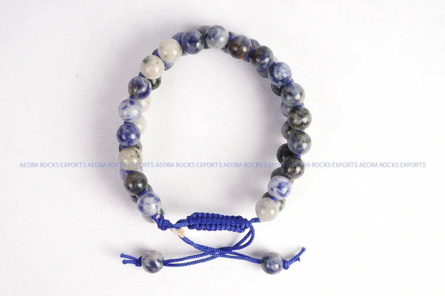 Sodalite String Bracelet in India - Aeora Rocks - AEORA ROCKS INDIA - Healing Crystals superstore