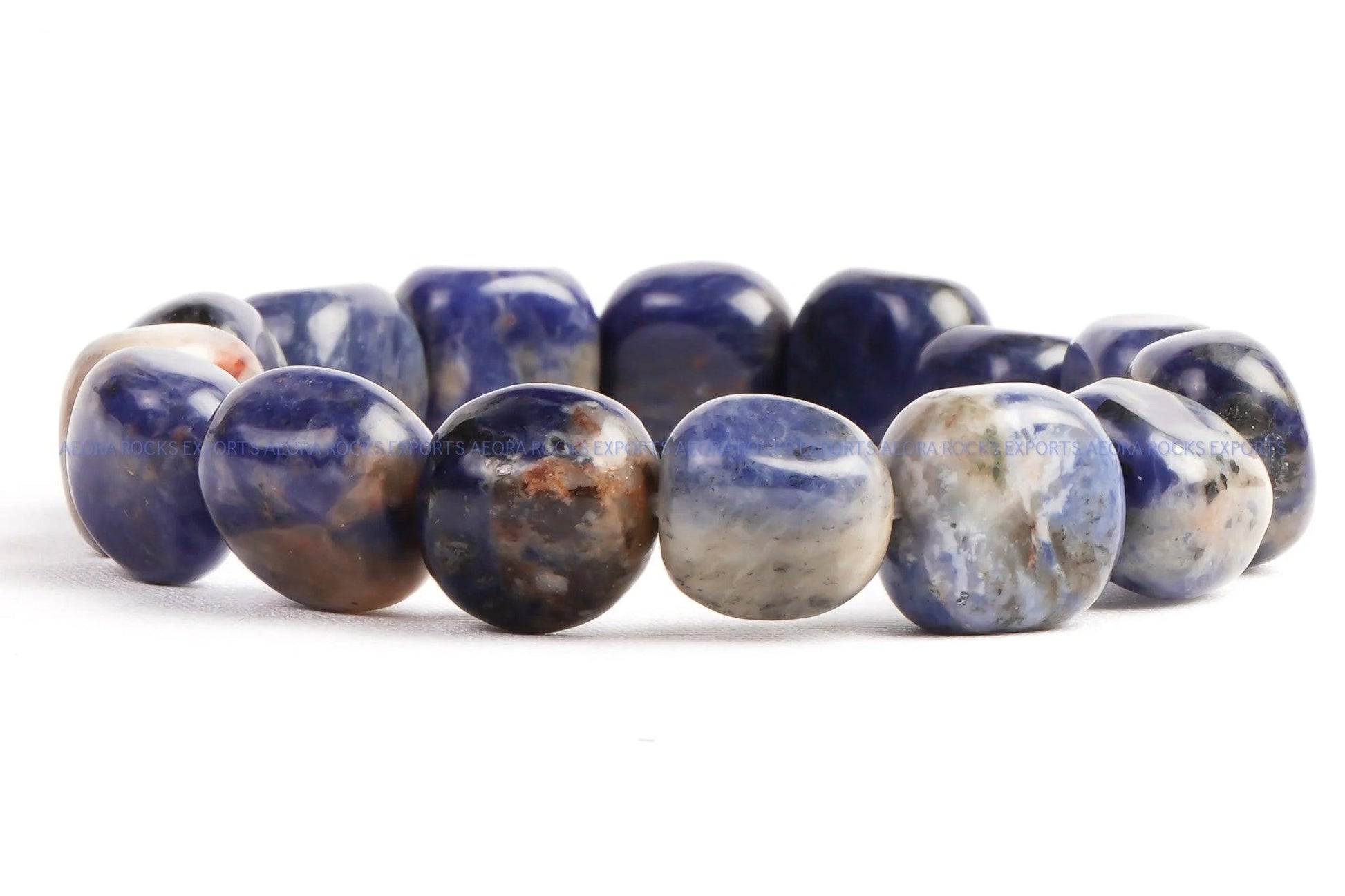 Sodalite Tumbled Bracelet in India - Aeora Rocks - AEORA ROCKS INDIA - Healing Crystals superstore