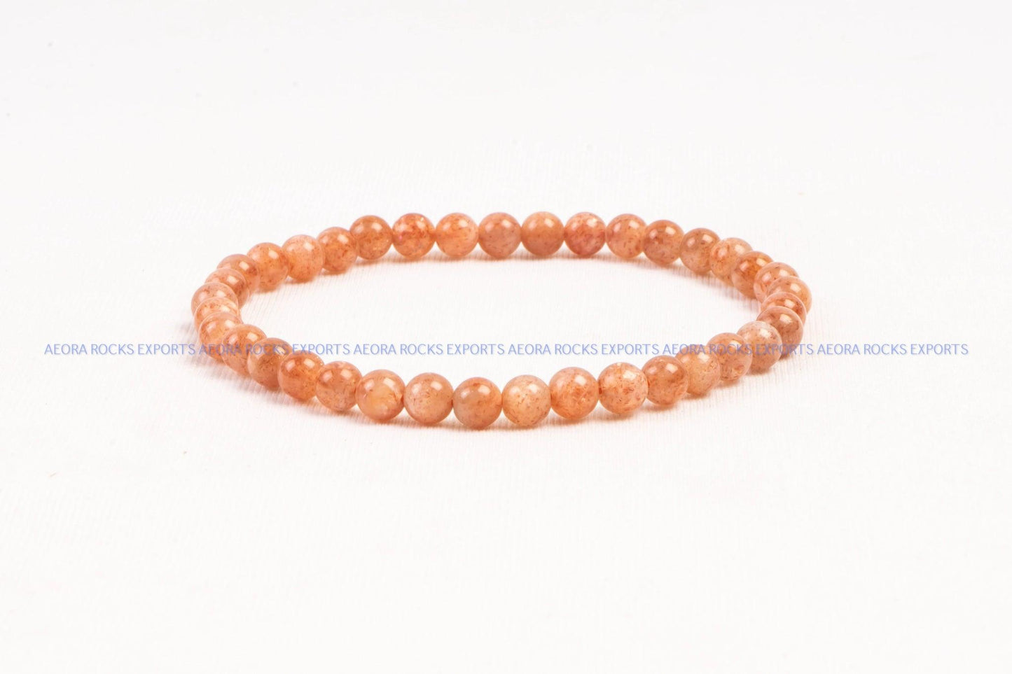 Sunstone Bead Bracelet 6mm in India - Aeora Rocks - AEORA ROCKS INDIA - Healing Crystals superstore