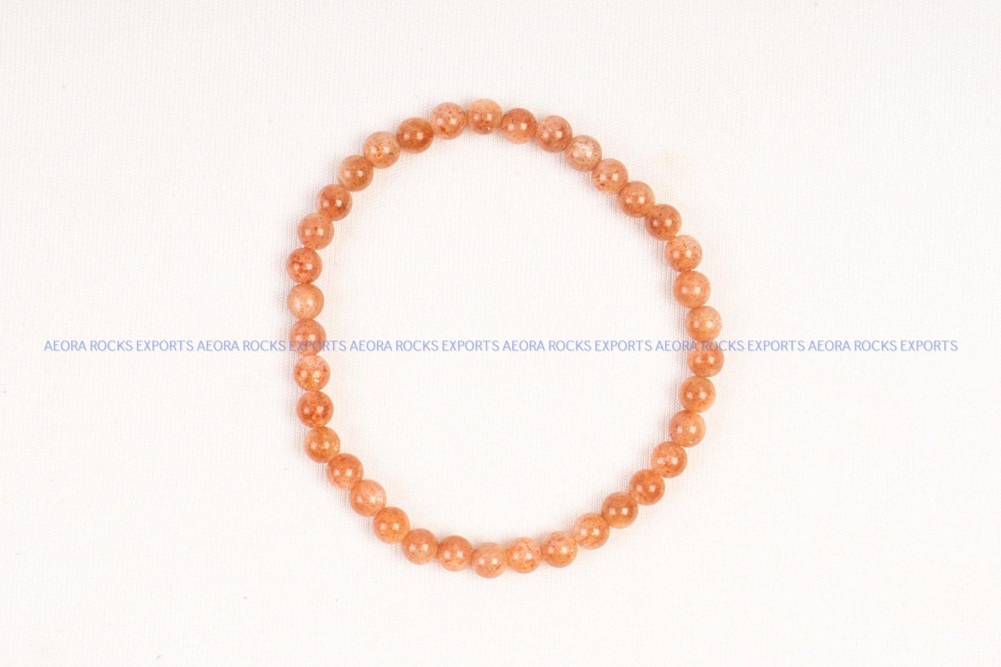 Sunstone Bead Bracelet 6mm in India - Aeora Rocks - AEORA ROCKS INDIA - Healing Crystals superstore