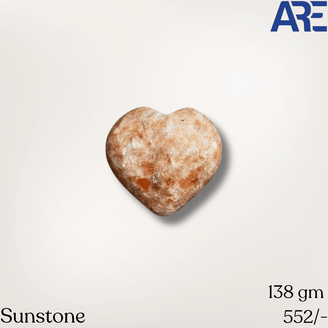 Sunstone Heart - AEORA ROCKS INDIA - Healing Crystals superstore