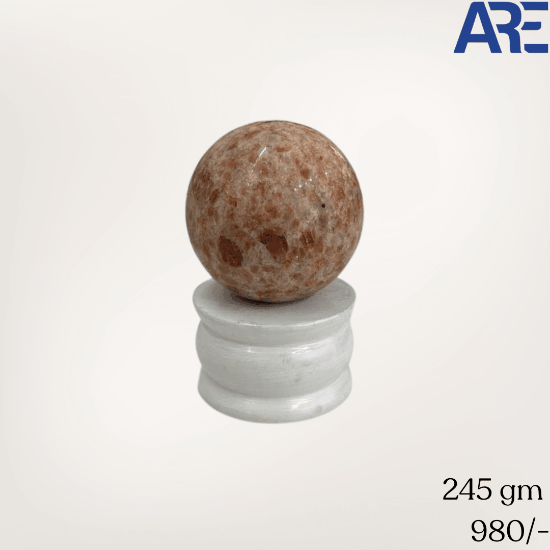 Sunstone Sphere - AEORA ROCKS INDIA - Healing Crystals superstore