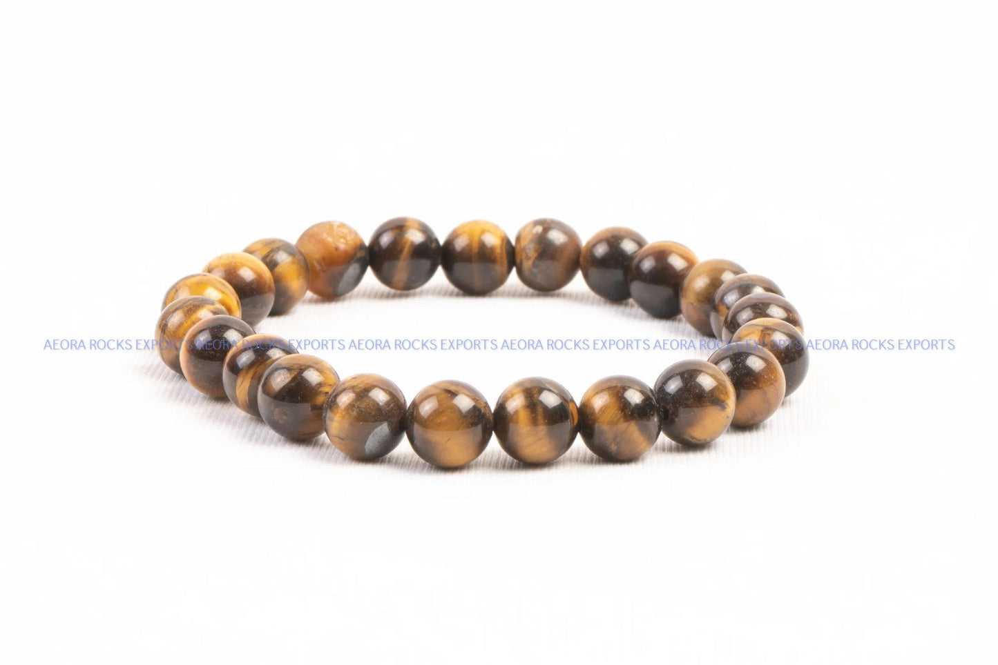 Tiger Eye Beads Bracelet - AEORA ROCKS INDIA - Healing Crystals superstore