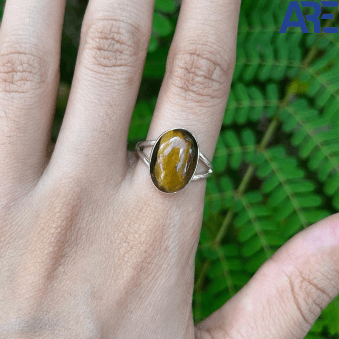 Tiger Eye Rings - AEORA ROCKS INDIA - Healing Crystals superstore