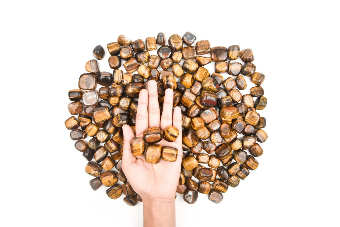 Tiger's Eye Tumbled Stone - AEORA ROCKS INDIA - Healing Crystals superstore