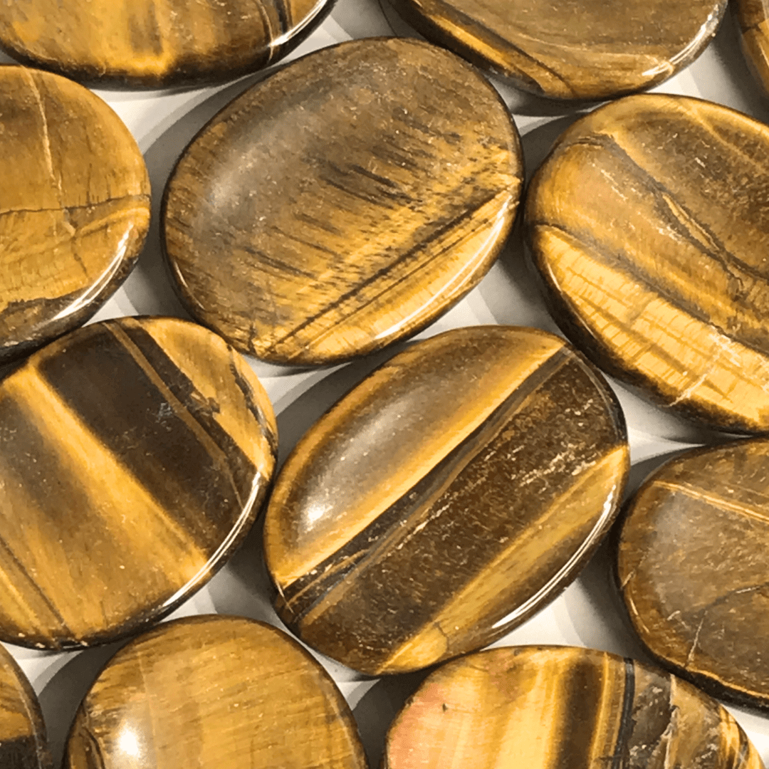 Tigers Eye Worry Stone - AEORA ROCKS INDIA - Healing Crystals superstore