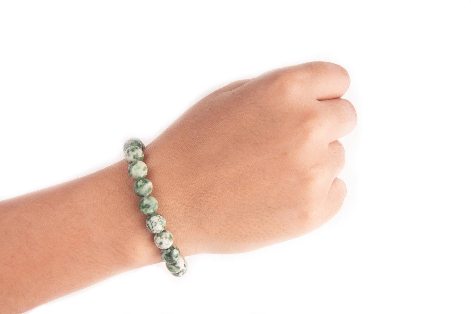 Tree Agate Bead Bracelet 8mm in India - Aeora Rocks - AEORA ROCKS INDIA - Healing Crystals superstore