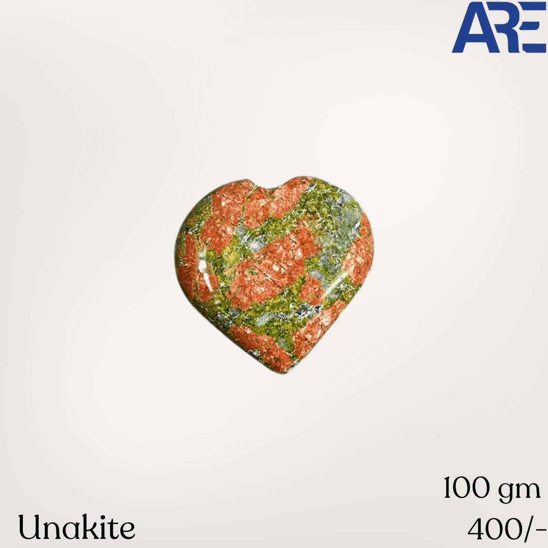 Unakite Heart - AEORA ROCKS INDIA - Healing Crystals superstore