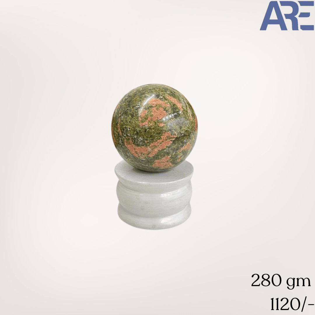 Unakite Sphere - AEORA ROCKS INDIA - Healing Crystals superstore