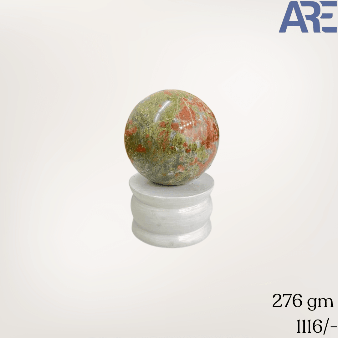 Unakite Sphere - AEORA ROCKS INDIA - Healing Crystals superstore