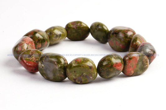 Unakite Tumbled Bracelet in India - Aeora Rocks - AEORA ROCKS INDIA - Healing Crystals superstore