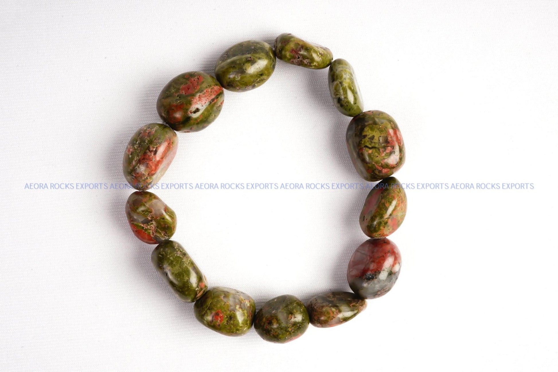 Unakite Tumbled Bracelet in India - Aeora Rocks - AEORA ROCKS INDIA - Healing Crystals superstore