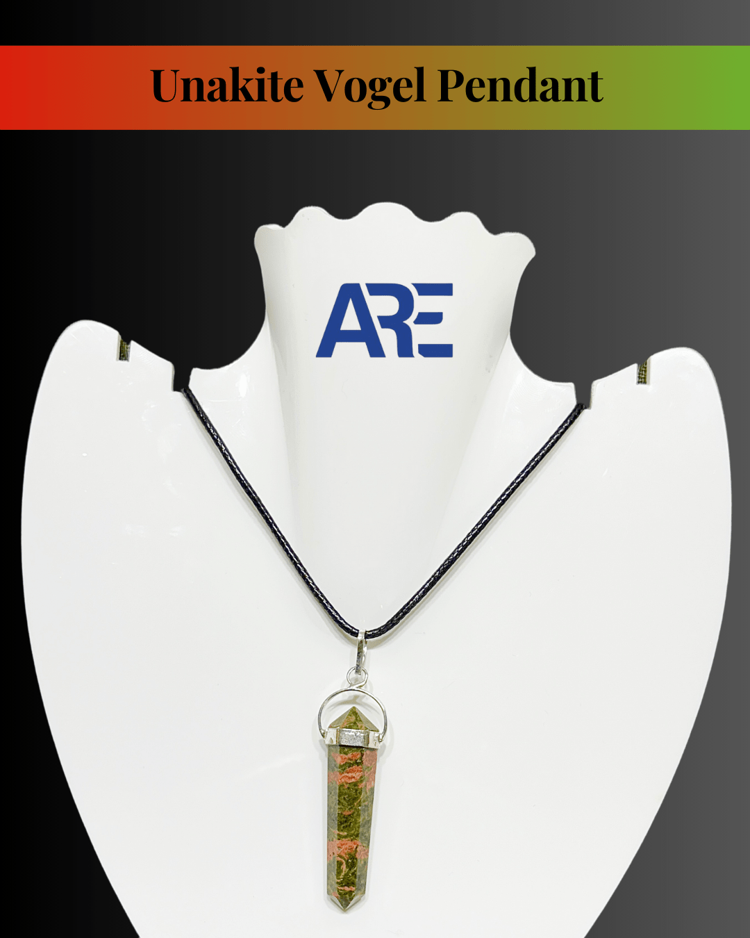 Unakite Vogel Pendant - AEORA ROCKS INDIA - Healing Crystals superstore