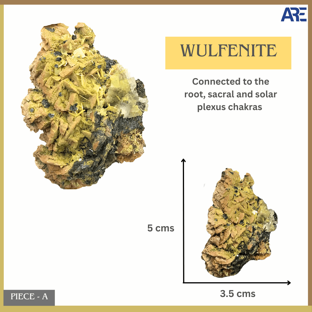 Wulfenite in India - Aeora Rocks - AEORA ROCKS INDIA - Healing Crystals superstore