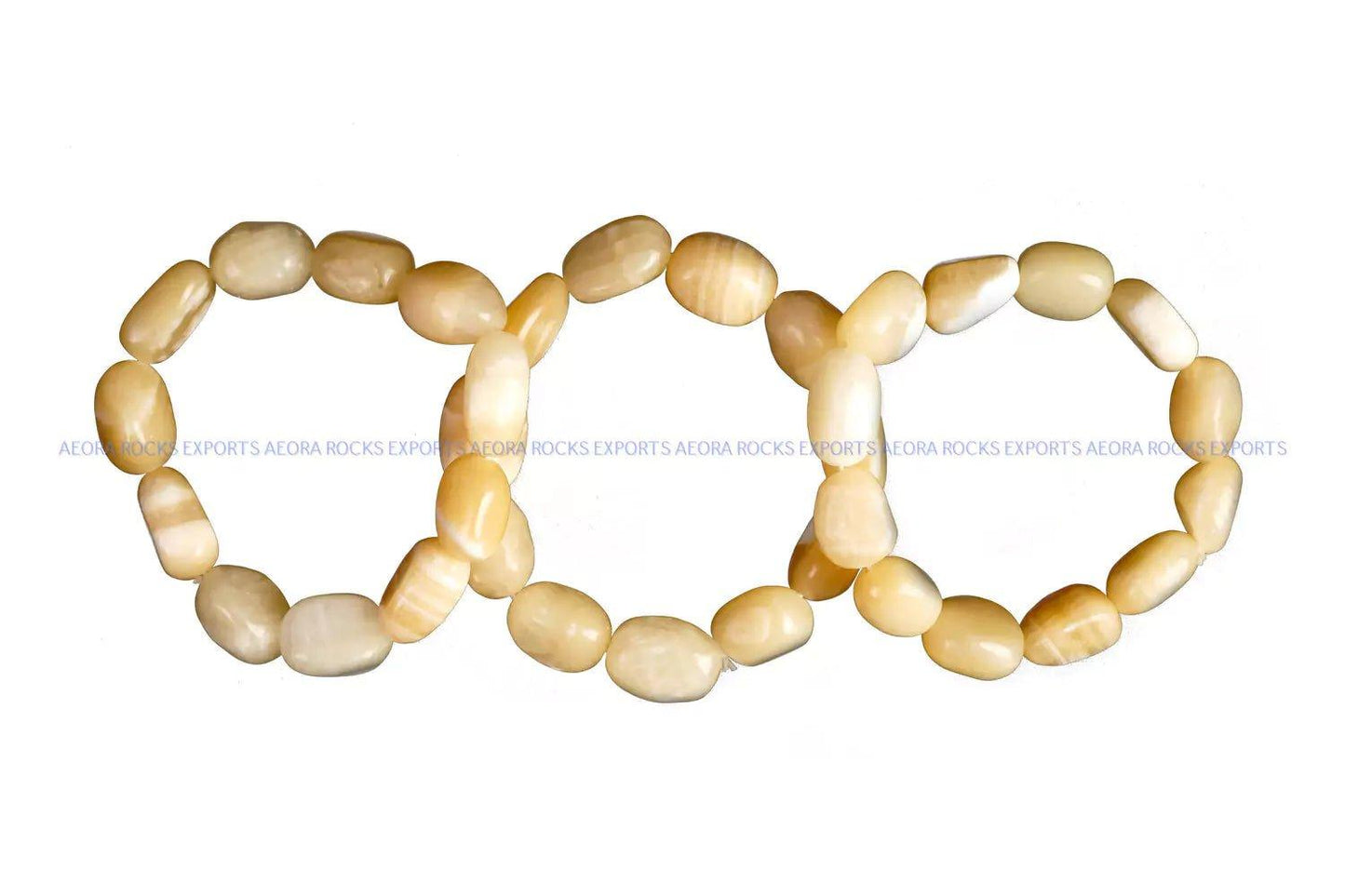 Yellow Calcite Tumbled Bracelet in India - Aeora Rocks - AEORA ROCKS INDIA - Healing Crystals superstore