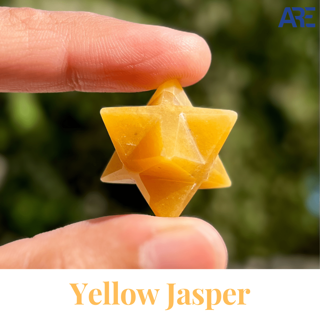Yellow Jasper Merkaba - AEORA ROCKS INDIA - Healing Crystals superstore