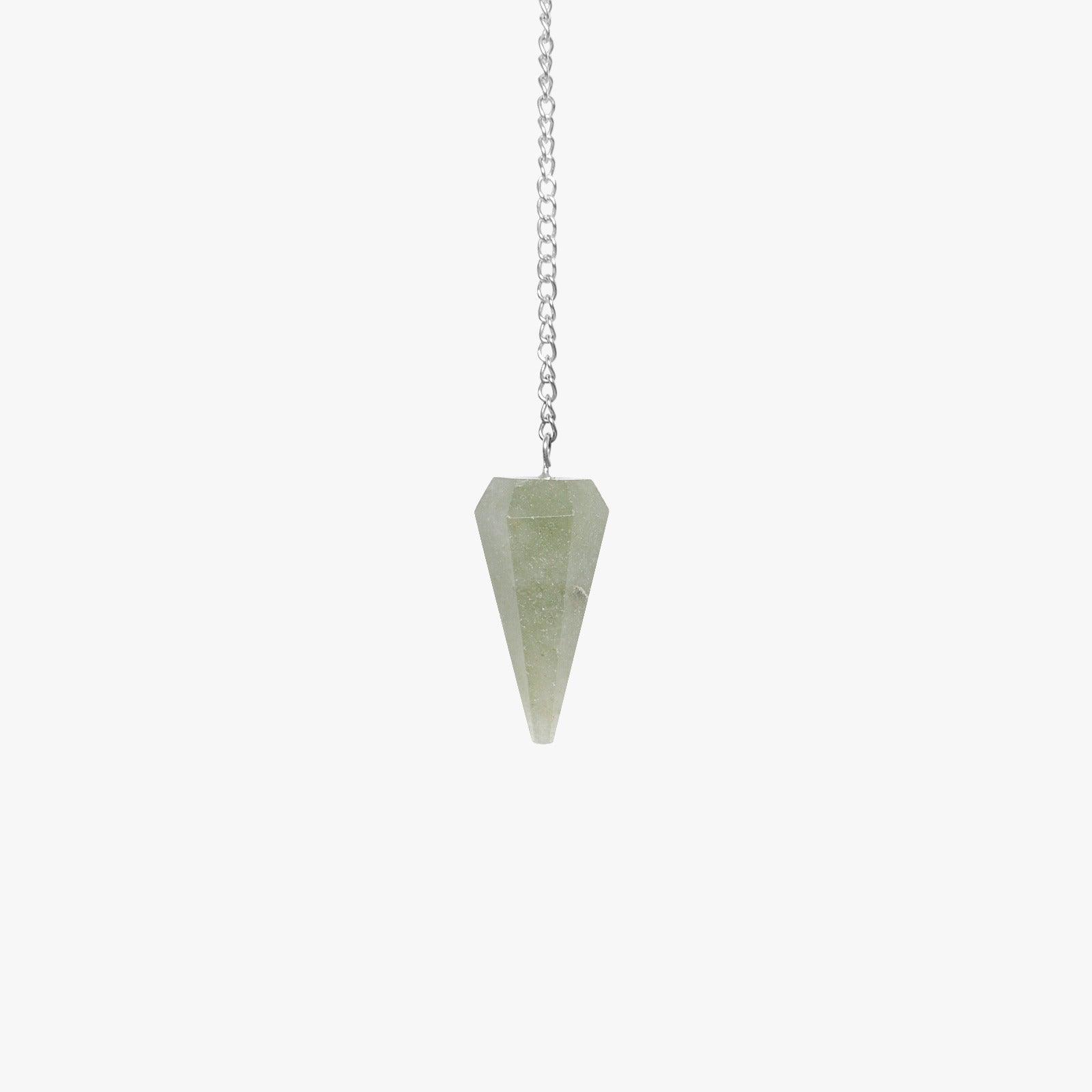 Green Aventurine Pendulum - AEORA ROCKS INDIA - Healing Crystals superstore