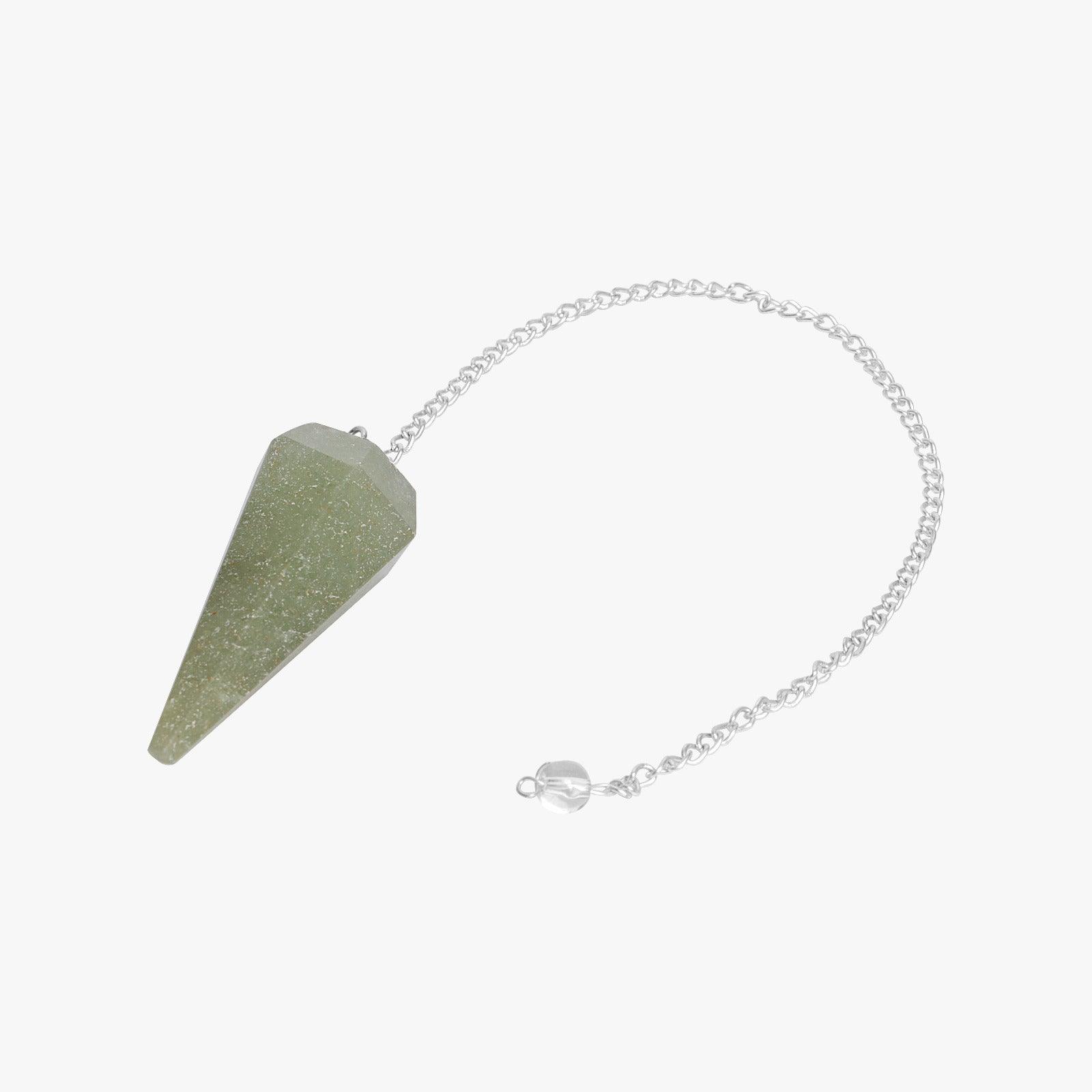 Green Aventurine Pendulum - AEORA ROCKS INDIA - Healing Crystals superstore