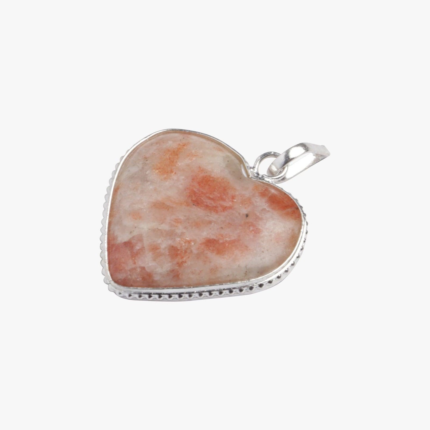 Sunstone Heart Pendant - AEORA ROCKS INDIA - Healing Crystals superstore