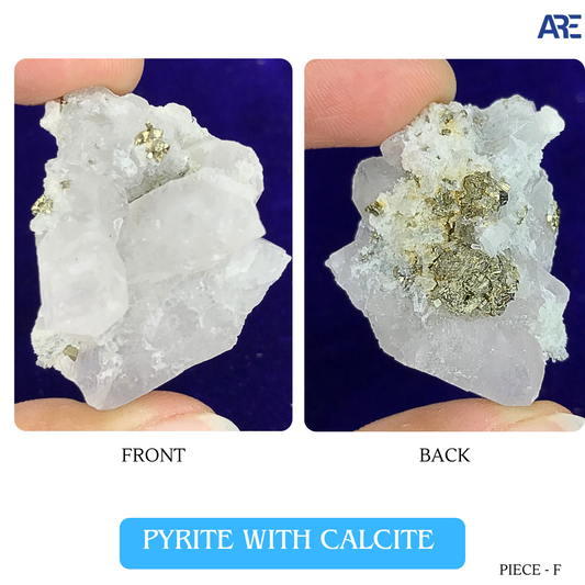 Pyrite With Calcite Piece F