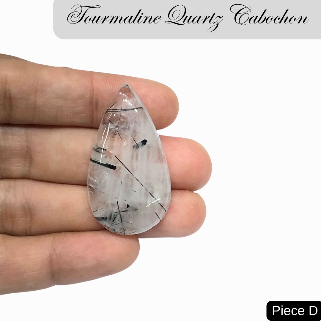 Tourmaline Quartz Cabochons