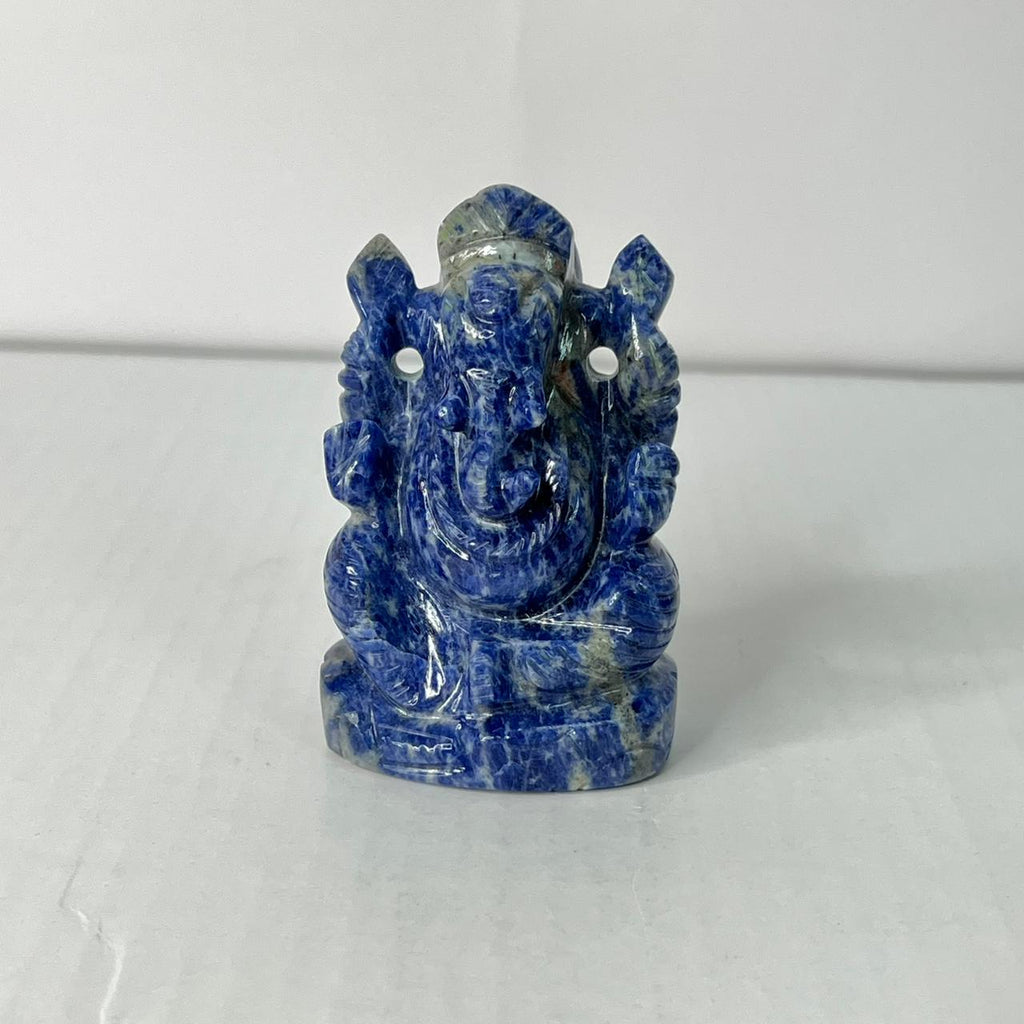 Sodalite Ganesha - AEORA ROCKS INDIA -Healing Crystals superstore