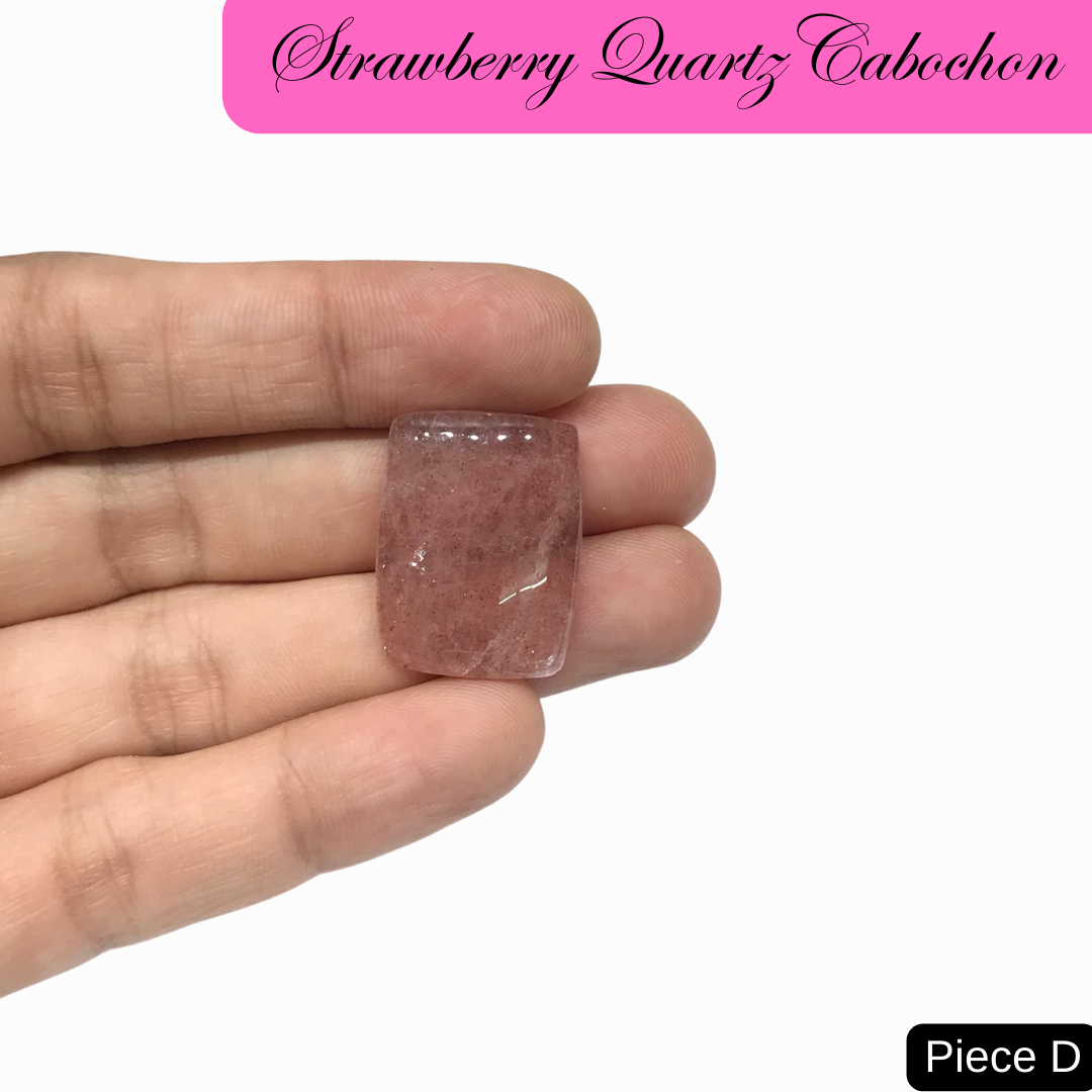 Strawberry Quartz Cabochons