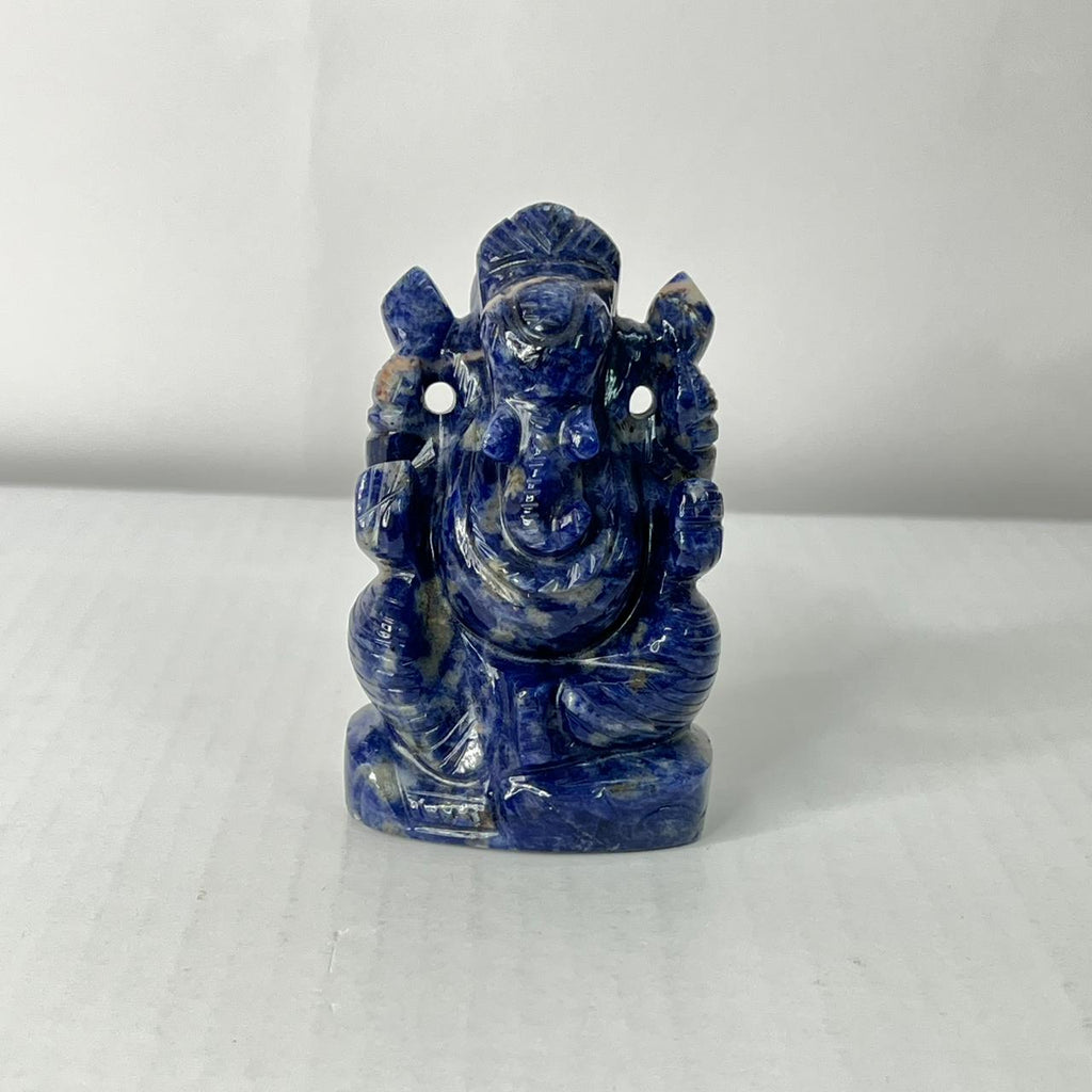 Sodalite Ganesha - AEORA ROCKS INDIA -Healing Crystals superstore