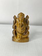 Tiger Eye Ganesha - AEORA ROCKS INDIA -Healing Crystals superstore