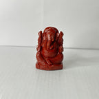 Red Jasper Ganesha - AEORA ROCKS INDIA -Healing Crystals superstore