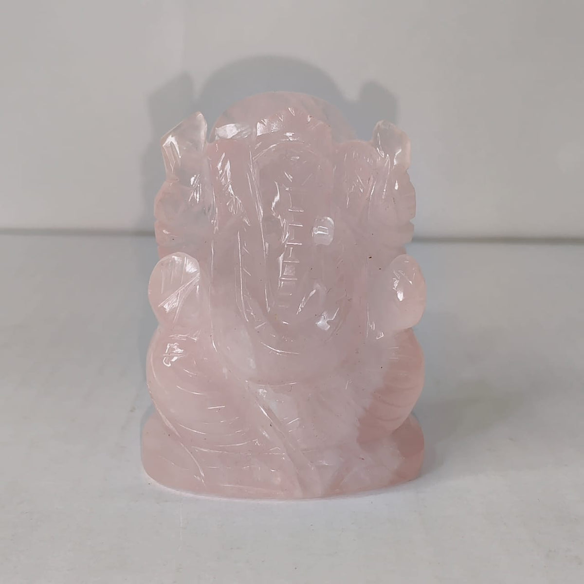 Rose quartz Ganesha - AEORA ROCKS INDIA -Healing Crystals superstore