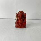 Red Jasper Ganesha - AEORA ROCKS INDIA -Healing Crystals superstore