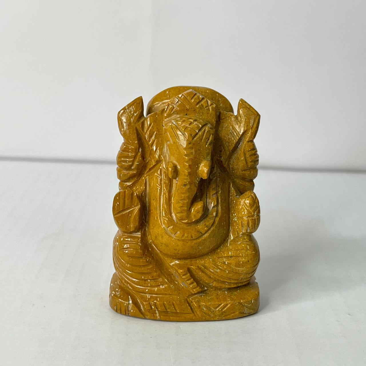 Yellow Jasper Ganesha