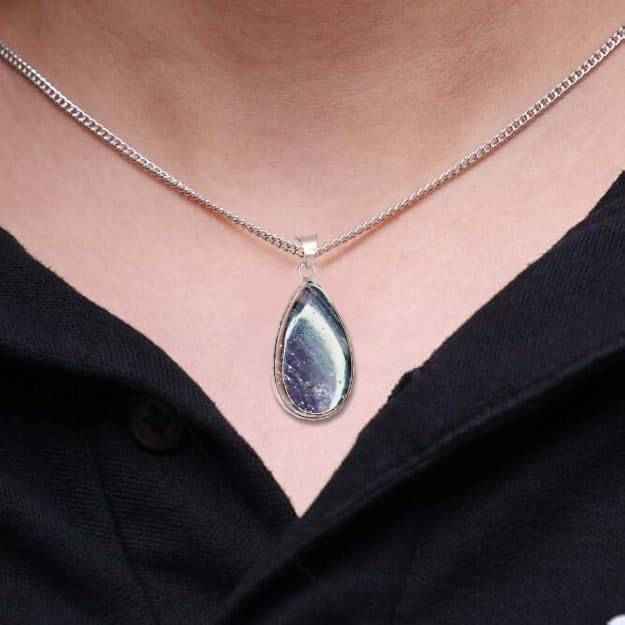 Multi Fluorite Drop Pendant