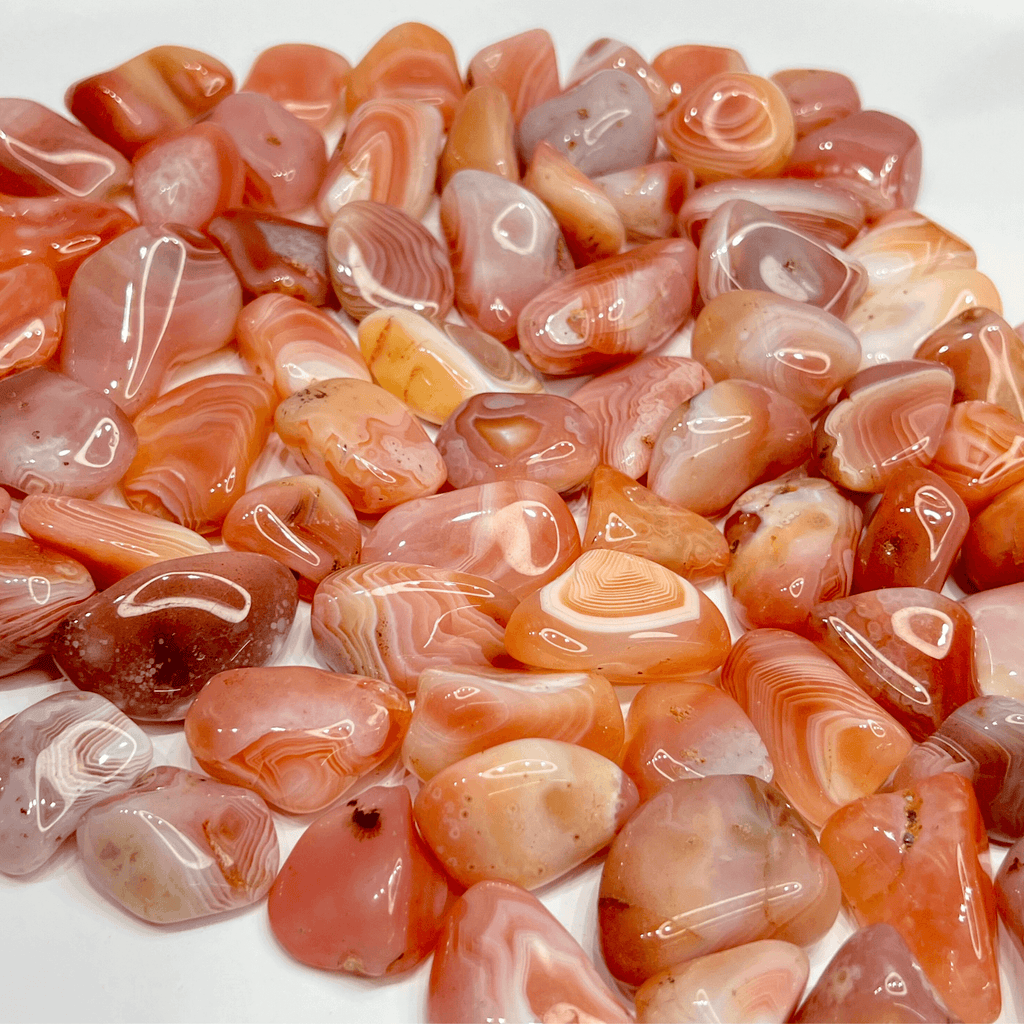 Apricot Agate Tumbled Stone - AEORA ROCKS INDIA -Healing Crystals superstore