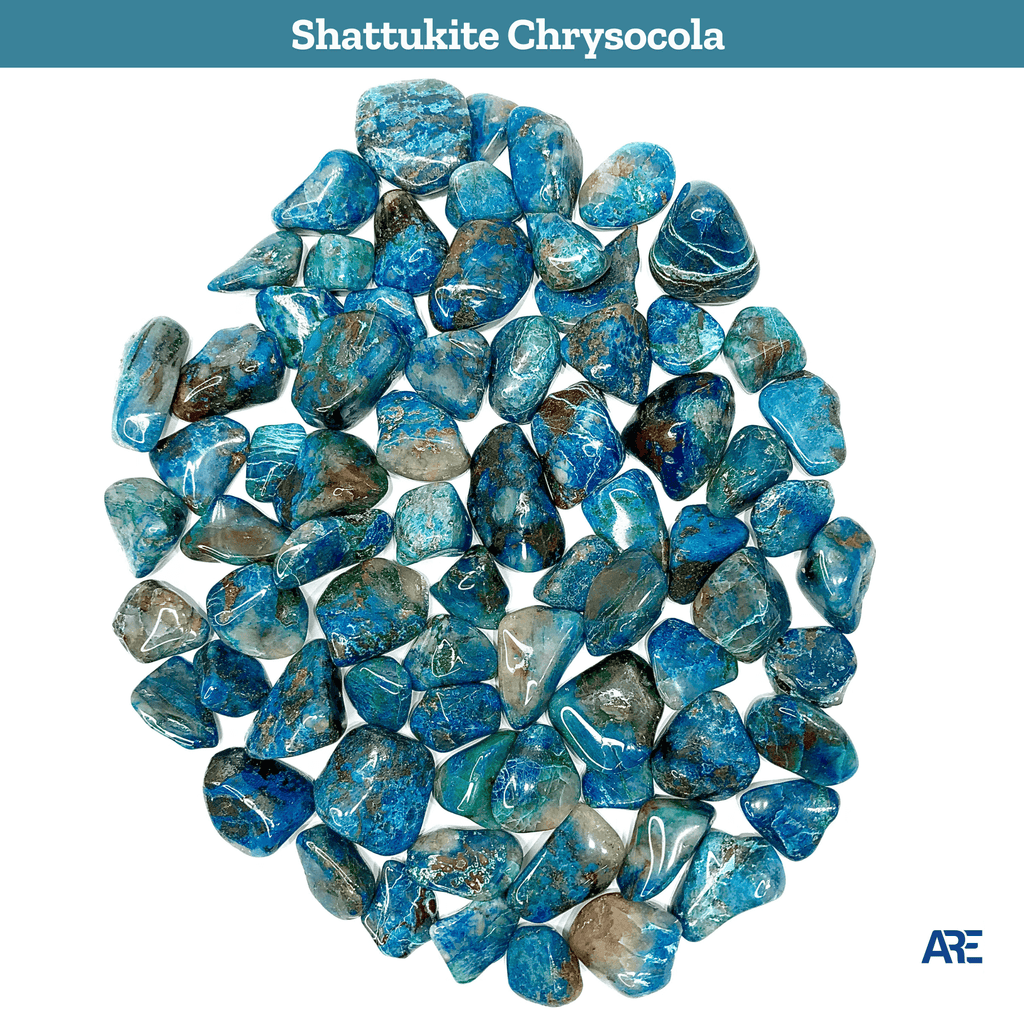 ⁠Shattukite Chryscola Tumbled Stone - AEORA ROCKS INDIA -Healing Crystals superstore