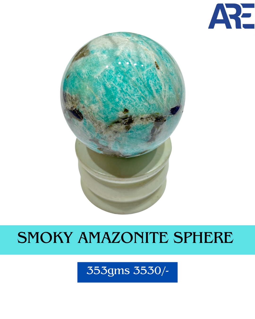 Smoky Amazonite Sphere