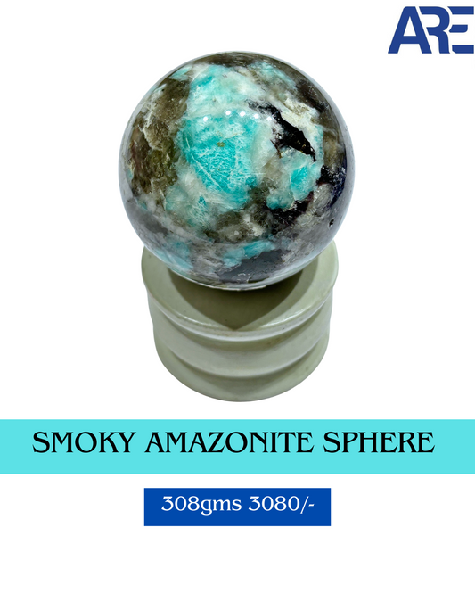 Smoky Amazonite Sphere