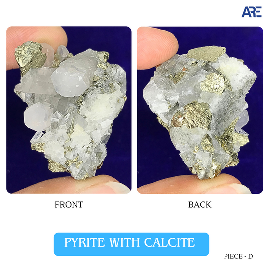 Pyrite With Calcite Piece D