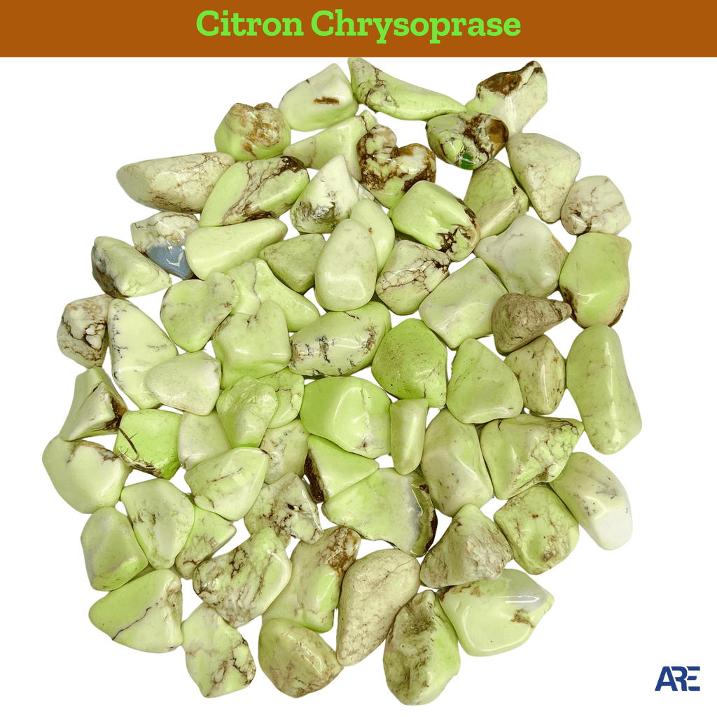 Citron Chrysoprase Tumbled Stone - AEORA ROCKS INDIA -Healing Crystals superstore