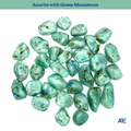 Azurite With Green Moonstone Tumbled Stone - AEORA ROCKS INDIA -Healing Crystals superstore