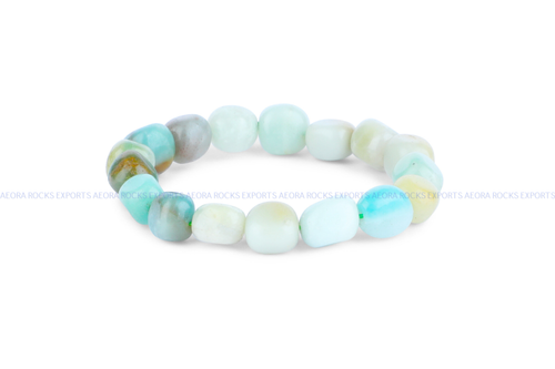 Amazonite Tumbled Bracelet - AEORA ROCKS INDIA -Healing Crystals superstore
