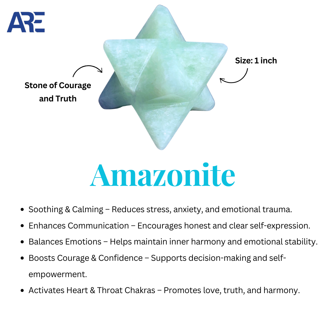 Amazonite Merkaba