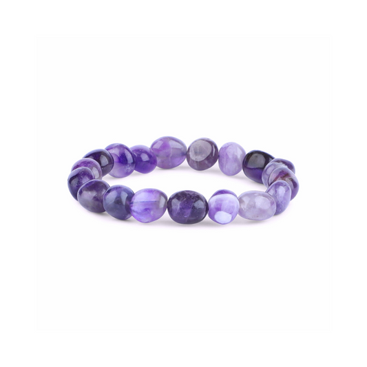 Amethyst Tumbled Bracelet