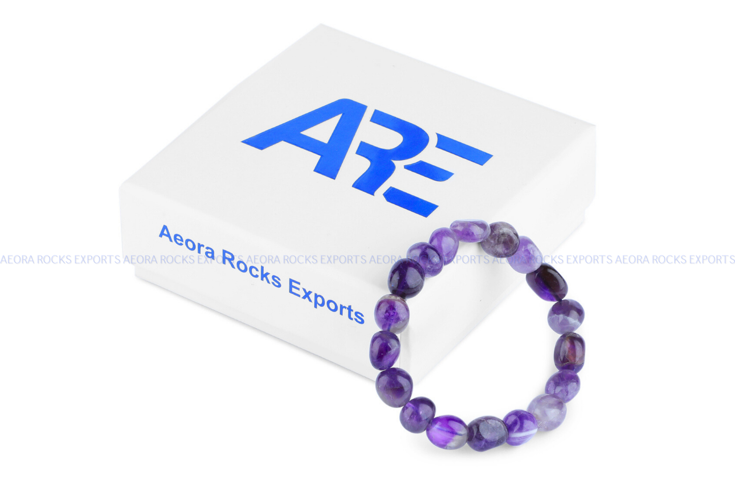 Amethyst Tumbled Bracelet