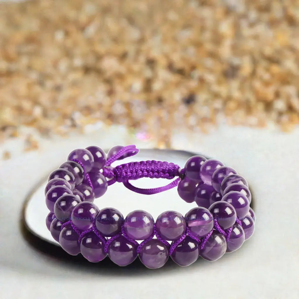 Amethyst String Bracelet