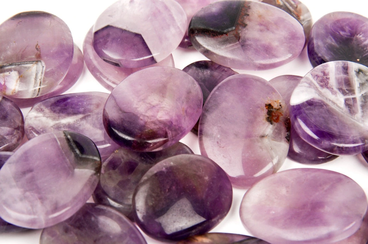 Amethyst Worry Stone